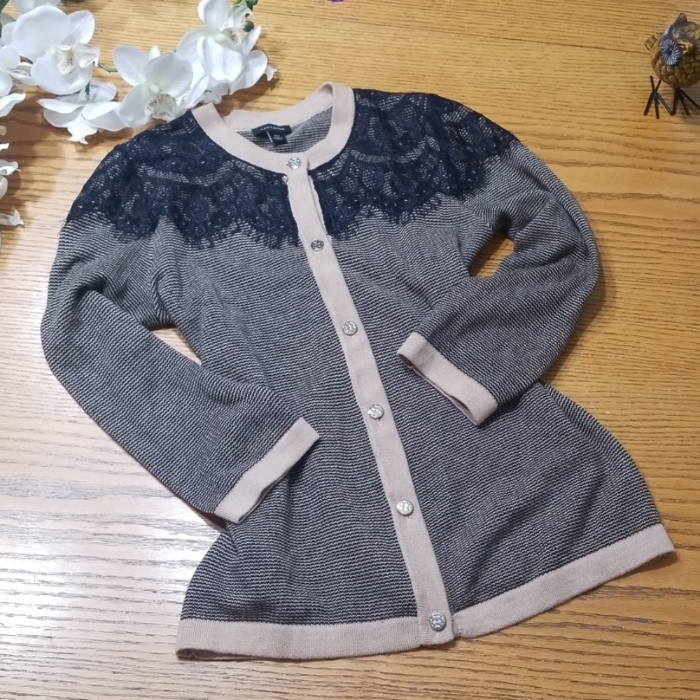 Ann Taylor Button Down Sweater